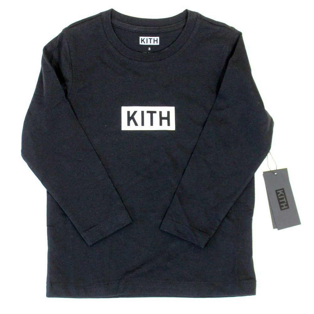 Kith Box Logo Long Sleeve Crew Neck Tee